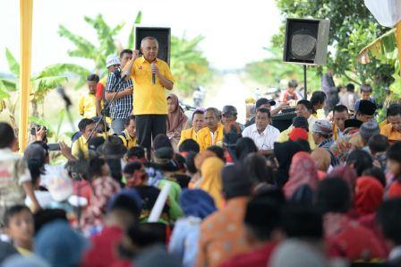Petani Bunga Raya Minta Cagub Nomor Empat Bangun Rice Milling di Siak 